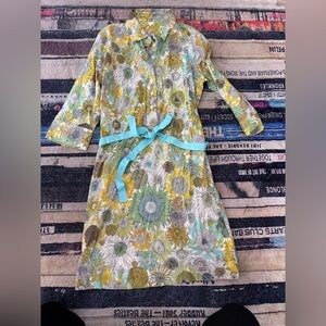 J. Crew Multicolor Floral Shirt Dress
large